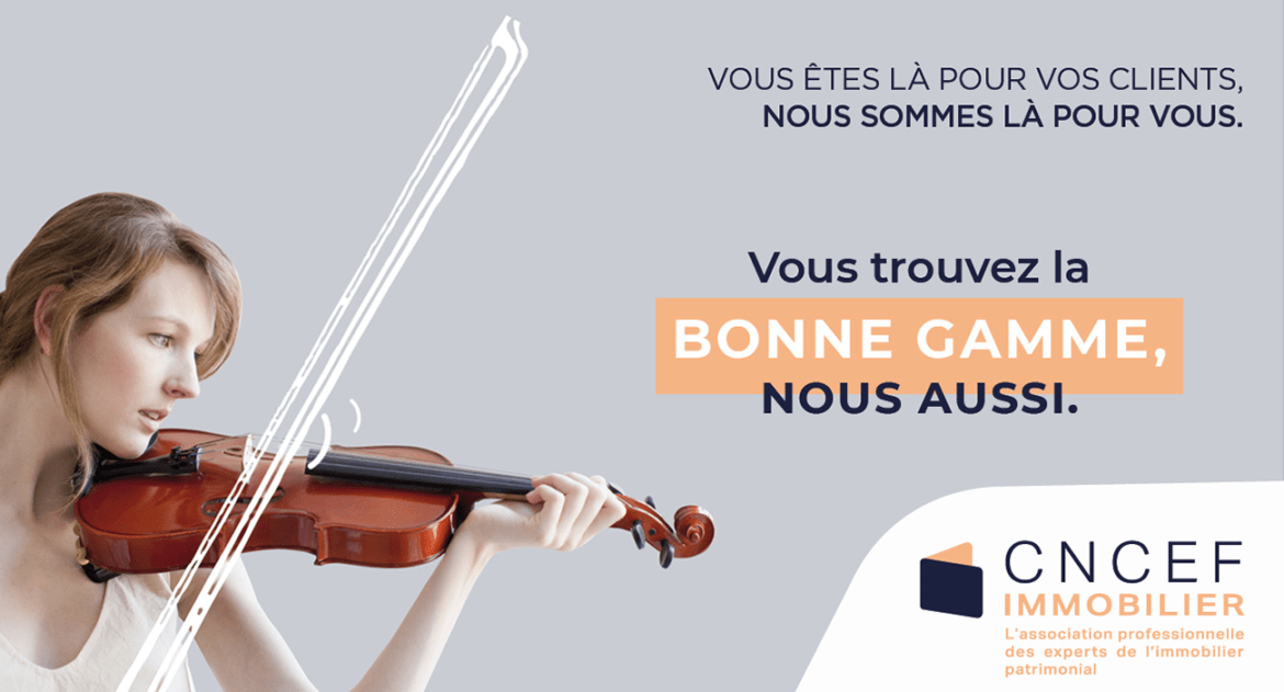 visuel CNCEF IMMOBILIER, l’association professionnelle des experts de l’immobilier patrimonial